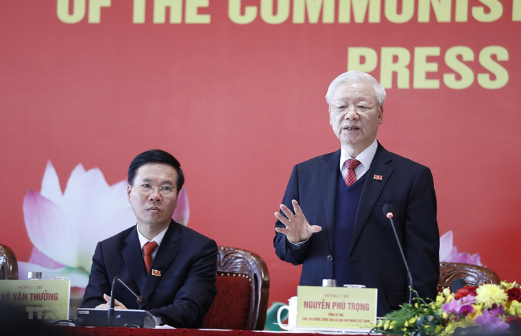 Tổng Bí thư, Chủ tịch nước Nguyễn Phú Trọng trực tiếp trả lời câu hỏi của các nhà báo