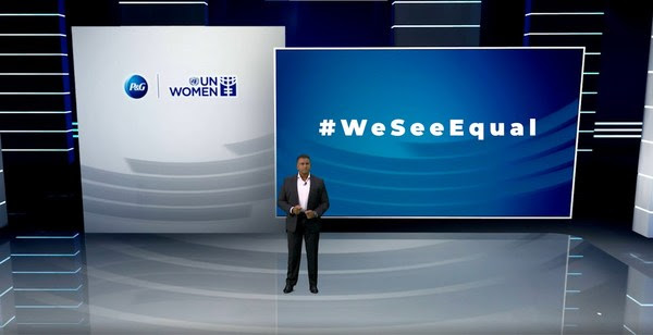 Ông Magesvaran Suranjan, Chủ tịch P&G khu vực Châu Á Thái Bình Dương, Trung Đông và Châu Phi, phát biểu tại hội nghị cấp cao thường niên #WeSeeEqual
