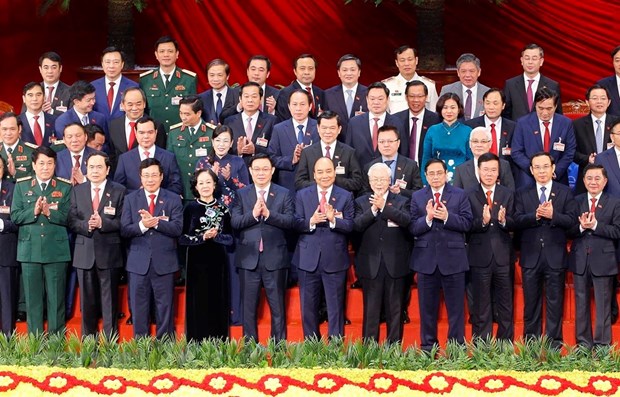 Ban Chấp hành Trung ương Đảng khóa XIII ra mắt Đại hội