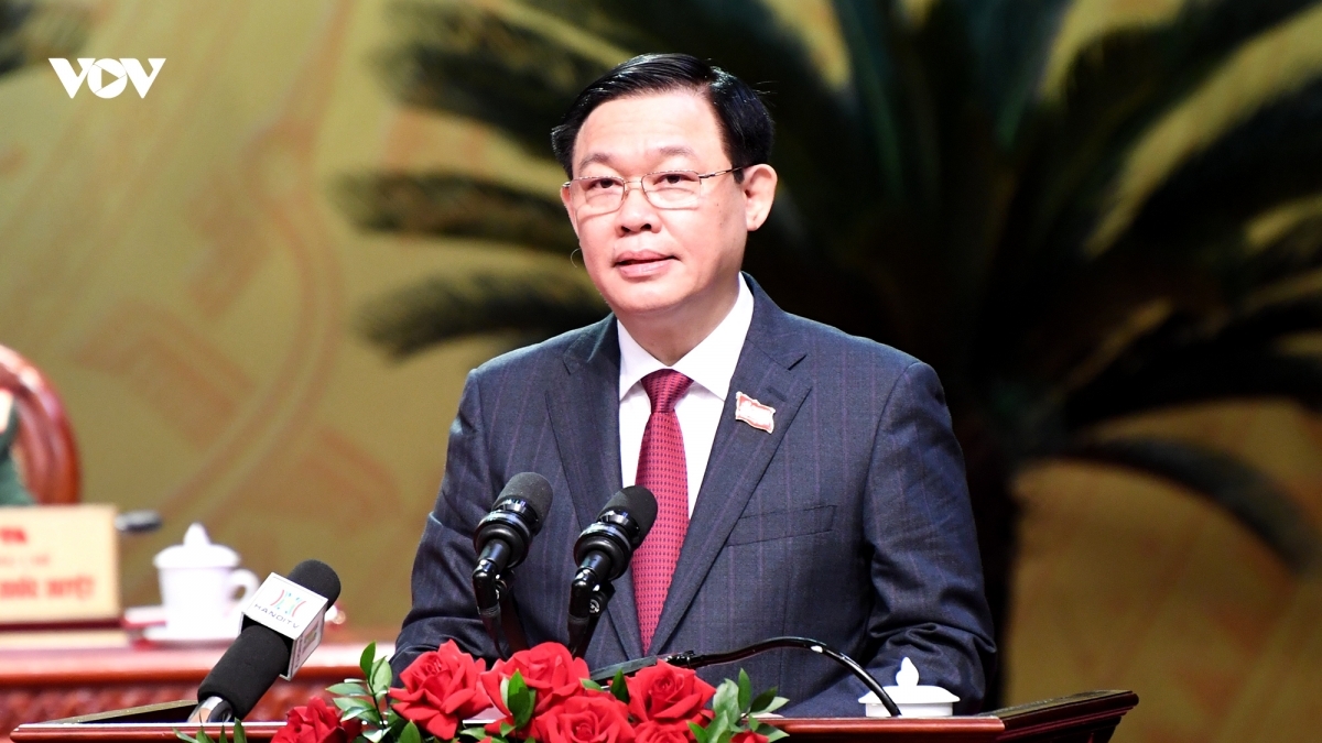 Ủy viên Bộ Chính trị, Bí thư Thành ủy Hà Nội Vương Đình Huệ yêu cầu cần đẩy nhanh tiến độ, đảm bảo chất lượng các công trình Seagames