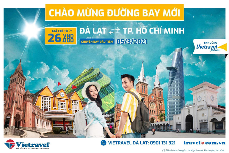 Thêm hãng hàng không mở đường bay TP Hồ Chí Minh - Đà Lạt