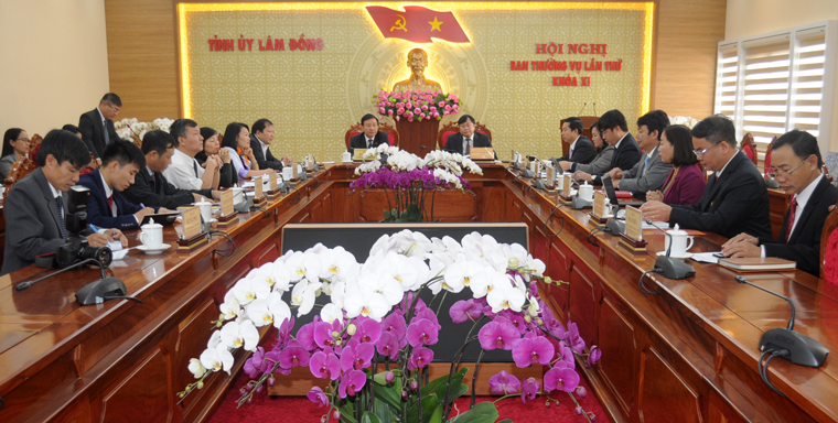 Học viện Chính trị khu vực II làm việc với Tỉnh ủy Lâm Đồng