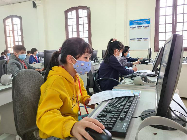 295 thí sinh tham gia Hội thi Tin học thiếu nhi TP Đà Lạt