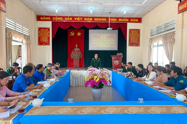 Ban CHQS huyện Lâm Hà: Sơ kết 5 năm thực hiện Chỉ thị số 47