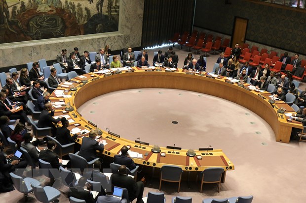 Một phiên họp của Hội đồng bảo an Liên hợp quốc