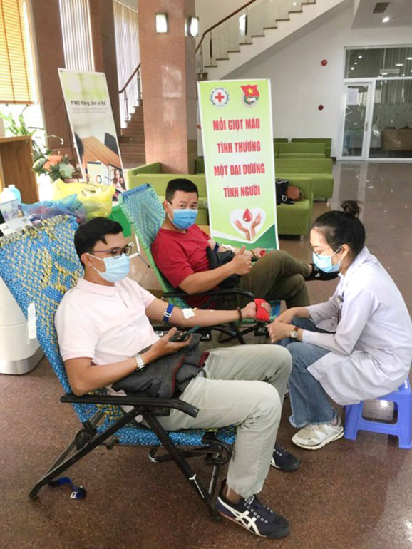 Vietcombank Lâm Đồng tham gia hiến máu tình nguyện