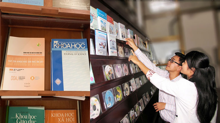 TCKH Đại học Đà Lạt là ấn phẩm quan trọng ở Thư viện nhà trường