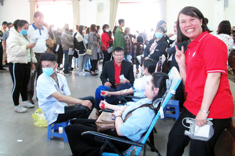 Huyện Lạc Dương vừa tổ chức Ngày hội HMTN huy động 196 đơn vị máu cung cấp cho BVĐK Lâm Đồng