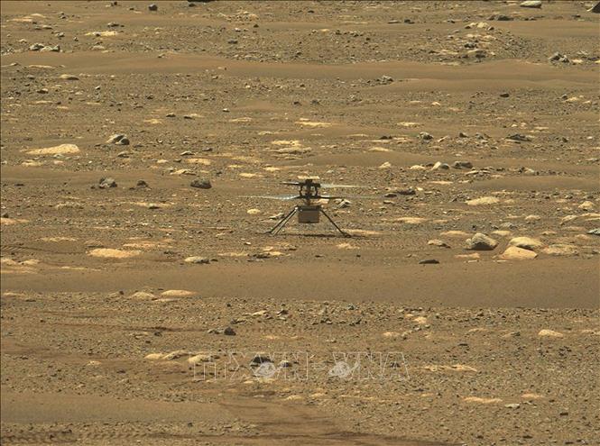Trực thăng Ingenuity di chuyển xa hơn trong chuyến bay thứ 3 trên Sao Hỏa