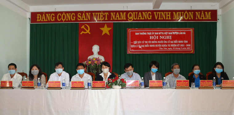 Gần 2.000 cử tri Lâm Hà đã tiếp xúc với các ứng cử viên đại biểu HĐND tỉnh khóa X
