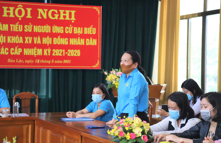 Tuyên truyền công tác bầu cử tới các trường học, doanh nghiệp trên địa bàn TP Bảo Lộc