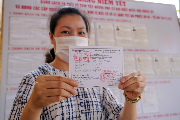 Bảo Lộc kết thúc bỏ phiếu với 99,99% cử tri đi bầu