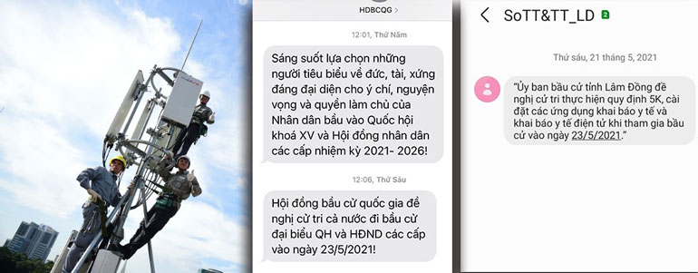 MobiFone Lâm Đồng hỗ trợ tích cực cho công tác bầu cử trên địa bàn