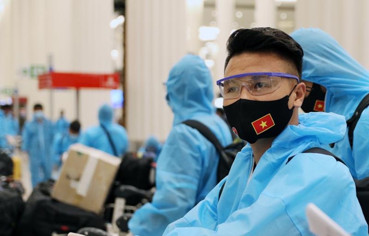 Toàn bộ thành viên đội tuyển Việt Nam âm tính với virus SARS-CoV-2