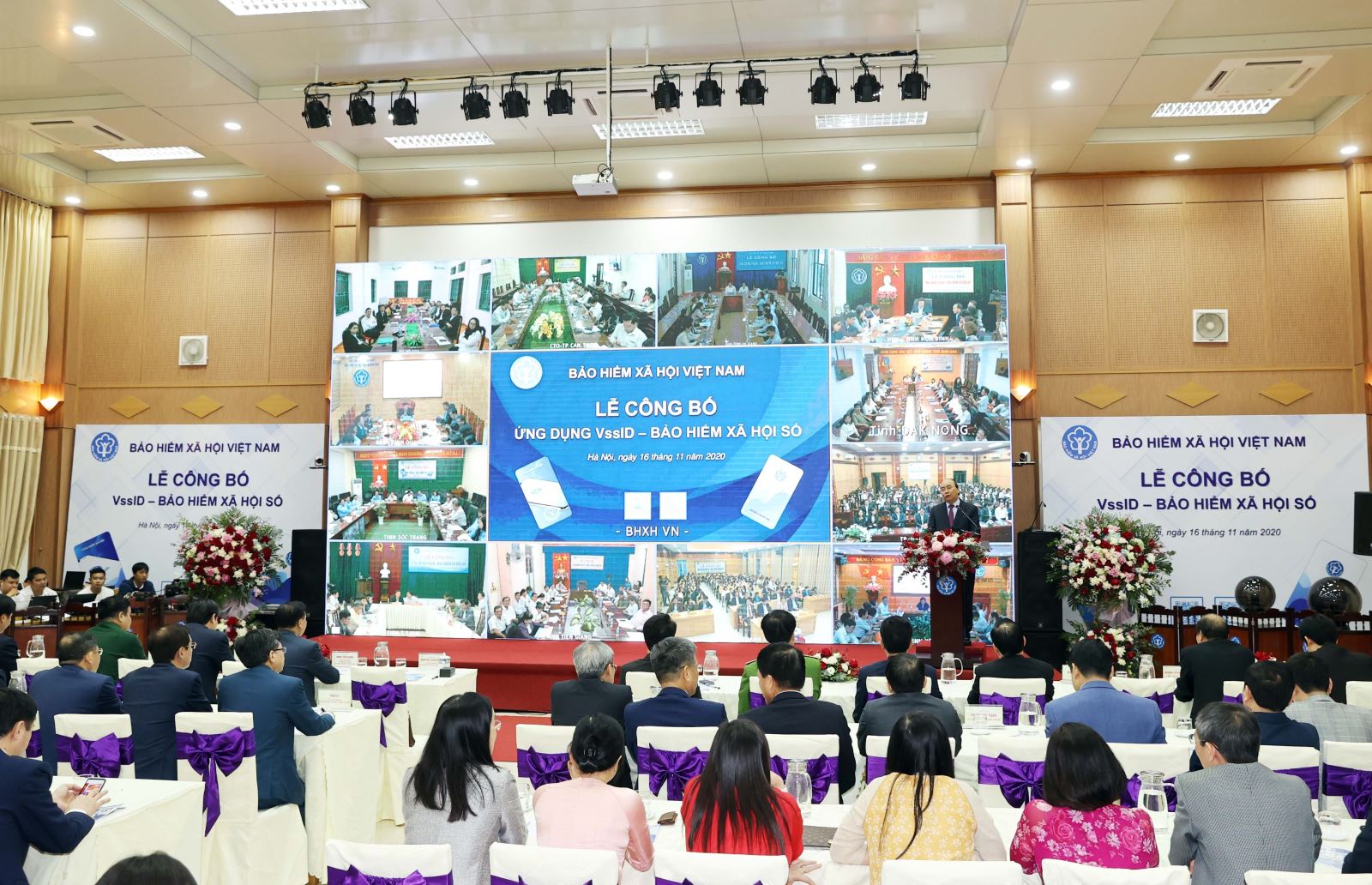 Lễ công bố ''Ứng dụng Bảo hiểm xã hội Việt Nam trên nền tảng thiết bị di động''