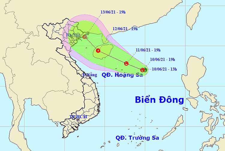 Thời tiết ngày 11/6: Bắc Bộ, Thanh Hóa và Nghệ An có thời tiết nguy hiểm