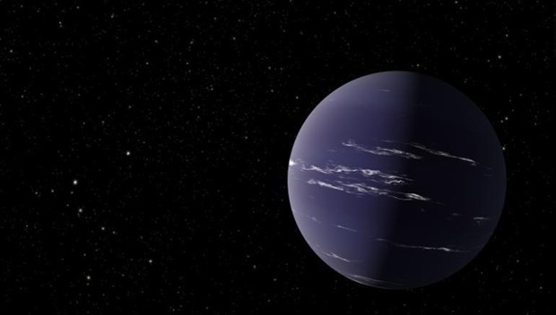 Bức hình minh họa của TOI-1231b, một hành tinh giống Sao Hải Vương cách Trái Đất khoảng 90 năm ánh sáng.