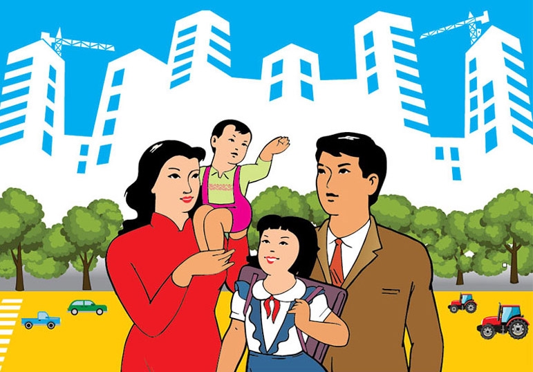 Gia đình là tế bào của xã hội. Ảnh minh họa: dangcongsan.vn