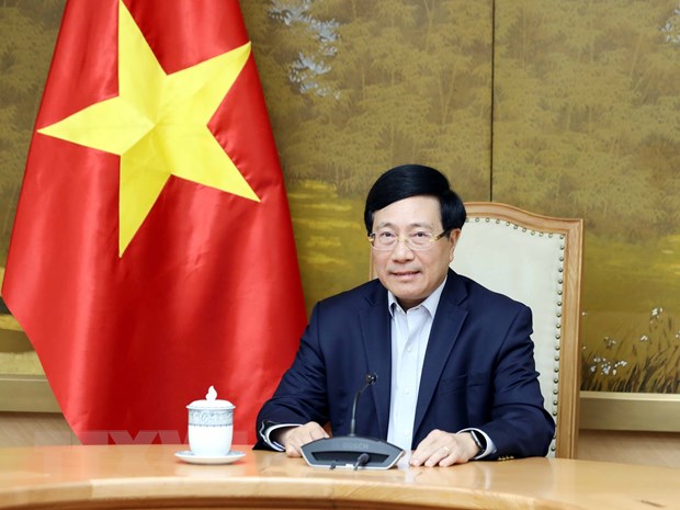 Phó Thủ tướng Phạm Bình Minh điện đàm với Cố vấn An ninh quốc gia Mỹ