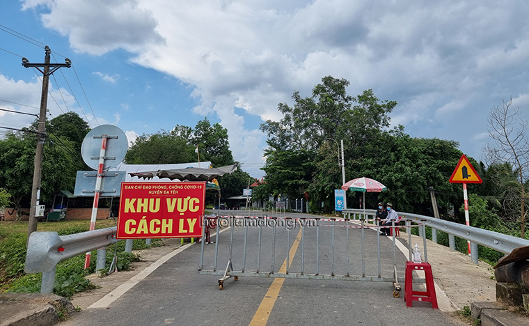 UBND huyện Đạ Tẻh áp dụng các biện pháp hạn chế tụ tập đông người từ 15 giờ 00 ngày 3/7