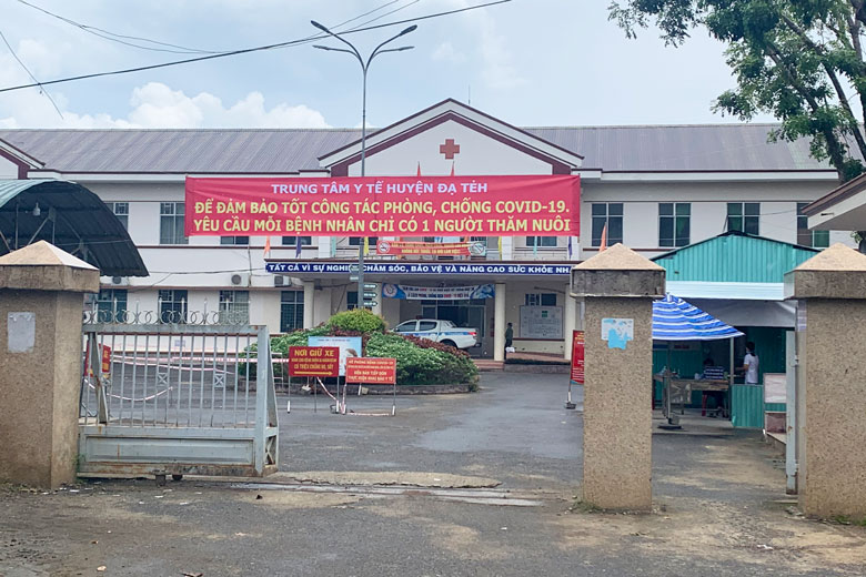 Hiện tại, toàn bộ Trung tâm Y tế huyện Đạ Tẻh hoạt động trở lại bình thường 