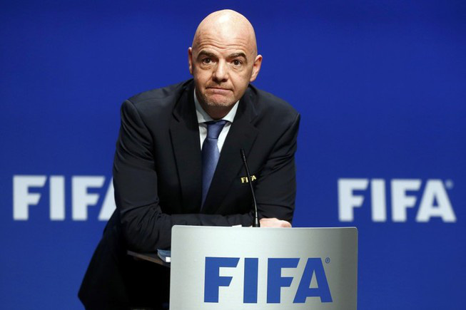 Chủ tịch FIFA Gianni Infantino.