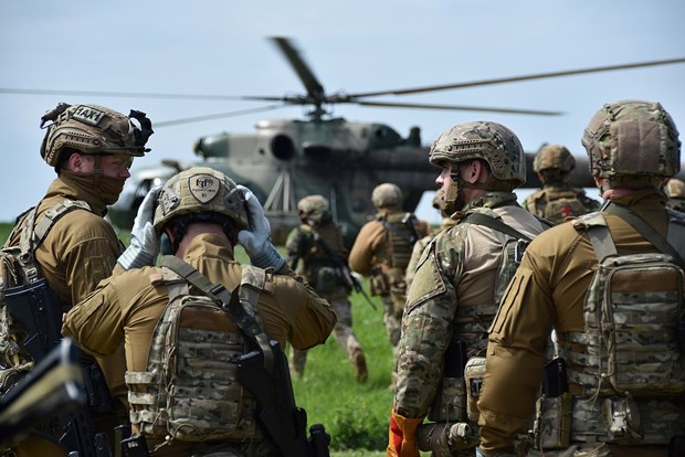 Mỹ, Ukraine, Ba Lan và Litva tiến hành tập trận quân sự chung