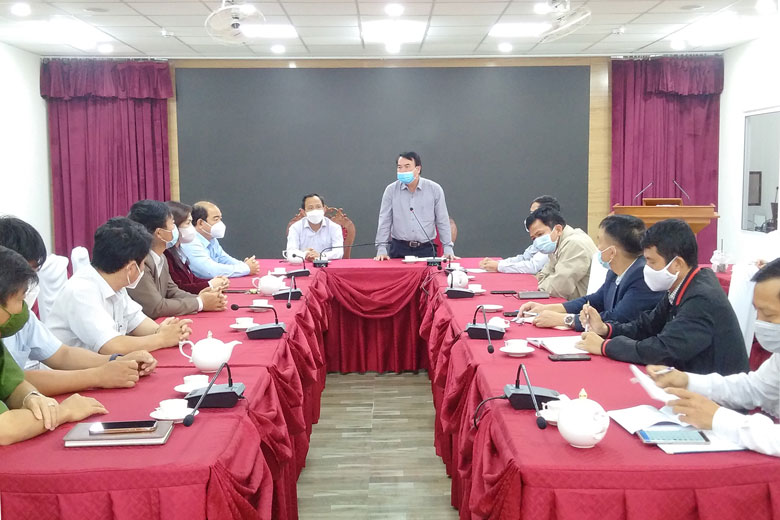 Phó Chủ tịch UBND tỉnh Lâm Đồng Phạm S làm việc với lãnh đạo huyện Đơn Dương