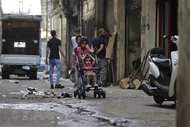 Trẻ em tại khu vực Bab al-Tabbaneh, thành phố Tripoli, Liban ngày 3/6/2020