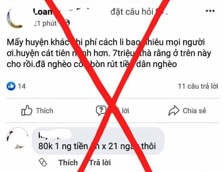 Công an huyện Cát Tiên mời chủ tài khoản đăng tin sai sự thật trên mạng xã hội đến làm việc và ra quyết định xử phạt hành chính
