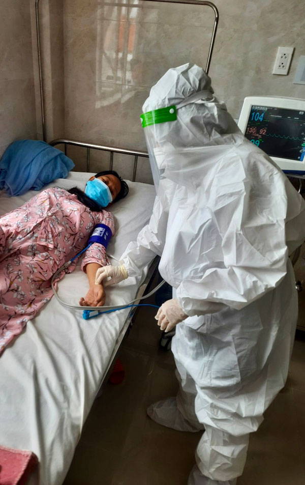 Khu điều trị Covid-19 tại Bệnh viện Đa khoa II Lâm Đồng
