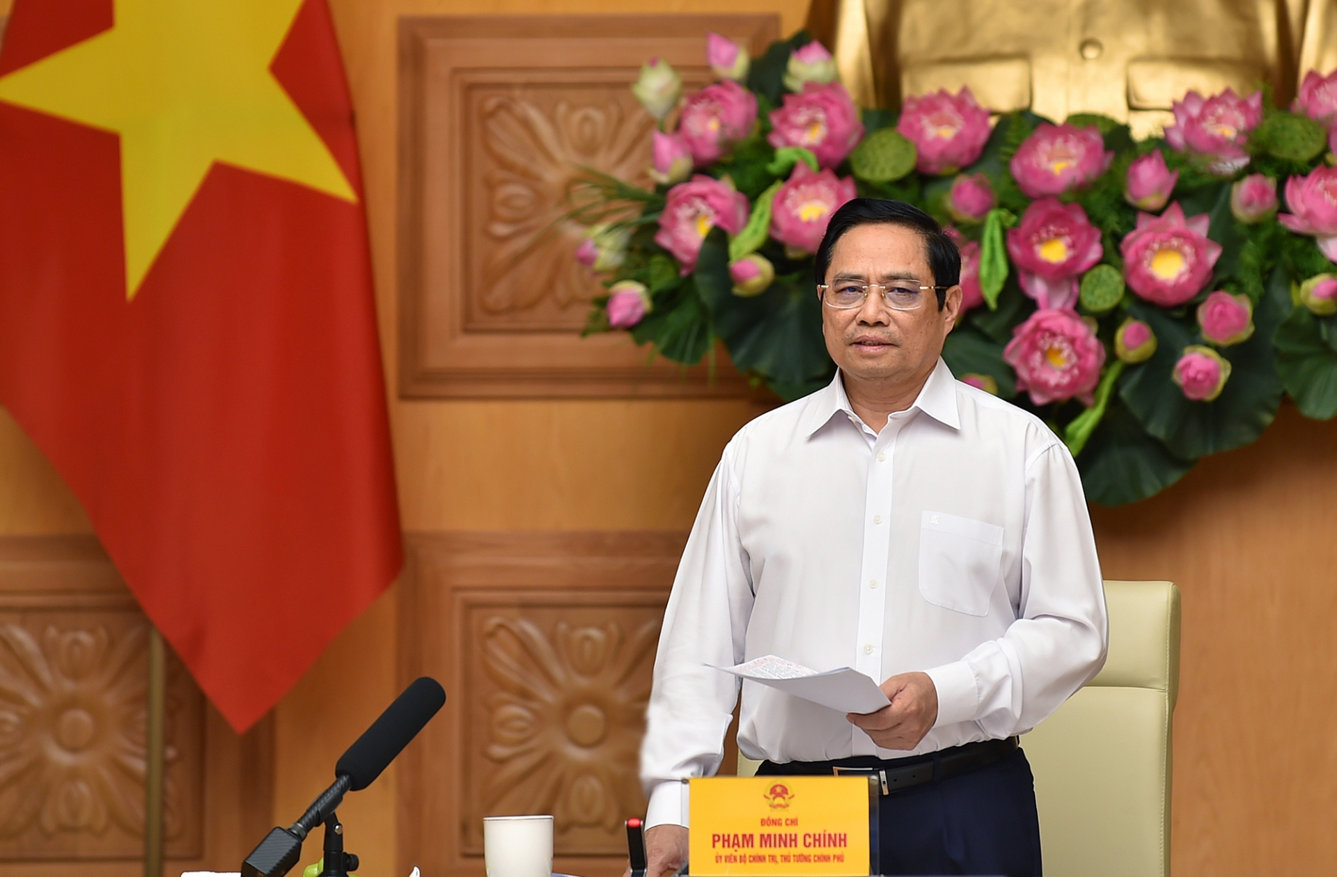 Thủ tướng khẳng định Chính phủ Việt Nam luôn sẵn sàng tạo điều kiện và đồng hành để các doanh nghiệp EU đầu tư, kinh doanh thuận lợi tại Việt Nam