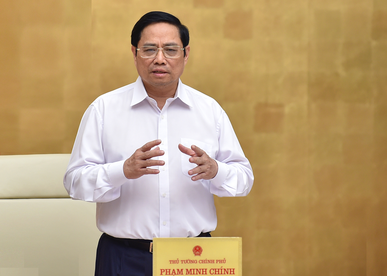 Thủ tướng Phạm Minh Chính nêu rõ việc phục hồi, mở cửa kinh tế phụ thuộc rất lớn vào phòng, chống dịch