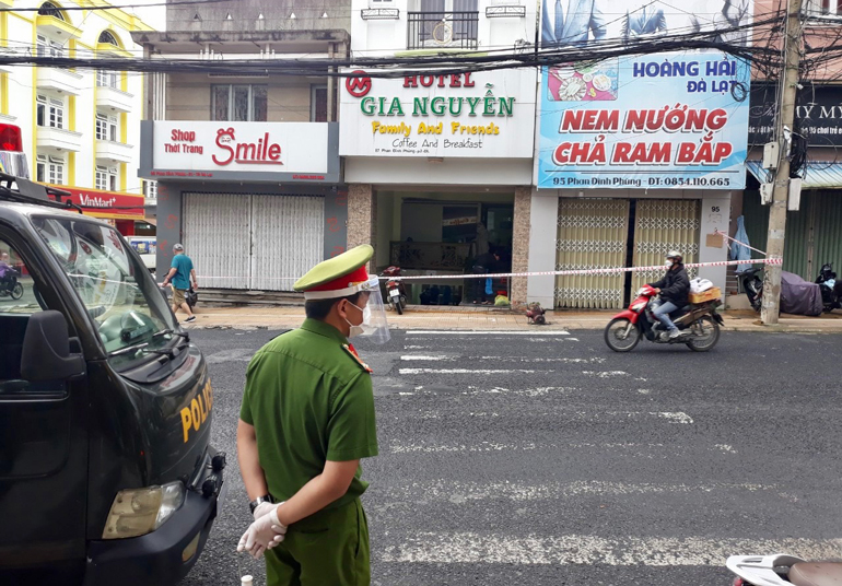 Phong tỏa tạm thời địa điểm nguy cơ liên quan lái xe mắc Covid-19 tại TP Đà Lạt