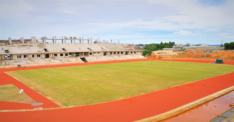 Sân vận động 20 nghìn chỗ ngồi đang từng bước hoàn thiện tại Đà Lạt