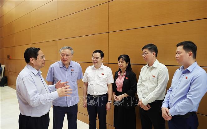 Thủ tướng Phạm Minh Chính với các đại biểu