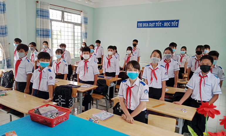 Dạy học trực tiếp tại huyện Đạ Tẻh được tổ chức ngay từ đầu năm học  