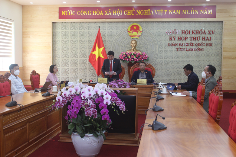 Các đại ĐBQH Lâm Đồng tham dự kỳ họp thứ hai, Quốc hội khóa XV