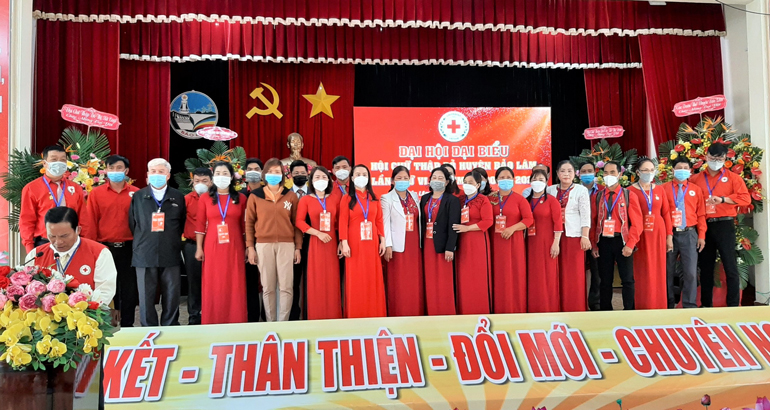 Ban Chấp hành Hội CTĐ huyện Bảo Lâm khóa mới ra mắt Đại hội