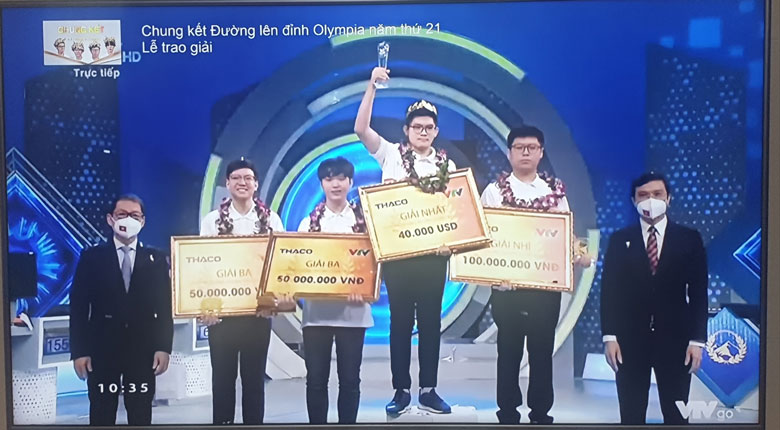 Nguyễn Hoàng Khánh, thí sinh của Quảng Ninh xuất sắc giành vô địch trận chung kết Đường lên đỉnh Olympia