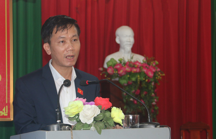 Ông Lâm Văn Đoan -  Phó Chủ nhiệm Ủy ban Xã hội của Quốc hội đã ghi nhận, tiếp thu, giải trình những ý kiến, kiến nghị của cử tri xã Gia Hiệp