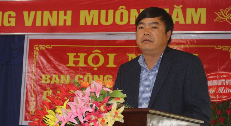 Chủ nhiệm UBKT Tỉnh ủy dự ''Hội nghị Ban Công tác Mặt trận khu dân cư'' tại Lâm Hà