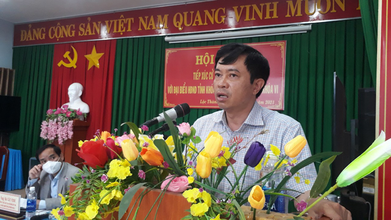 Đoàn đại biểu HĐND tỉnh tiếp xúc cử tri tại Bảo Lâm