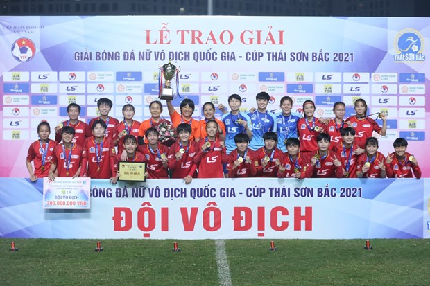 Thành phố Hồ Chí Minh I đang thâu tóm nhiều danh hiệu của bóng đá nữ nhiều năm qua
