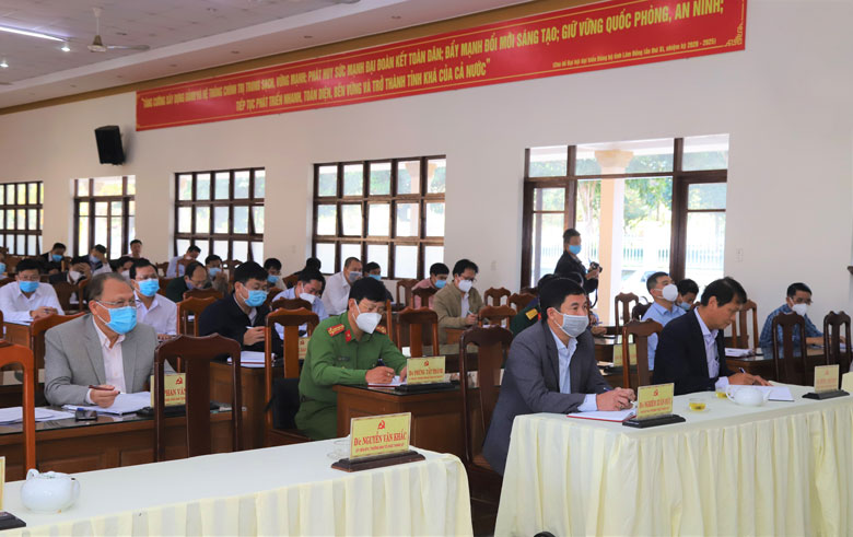 Bảo Lộc họp bàn công tác phòng chống dịch Covid-19 hiệu quả