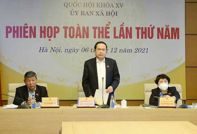 Phó Chủ tịch Thường trực Quốc hội Trần Thanh Mẫn phát biểu chỉ đạo