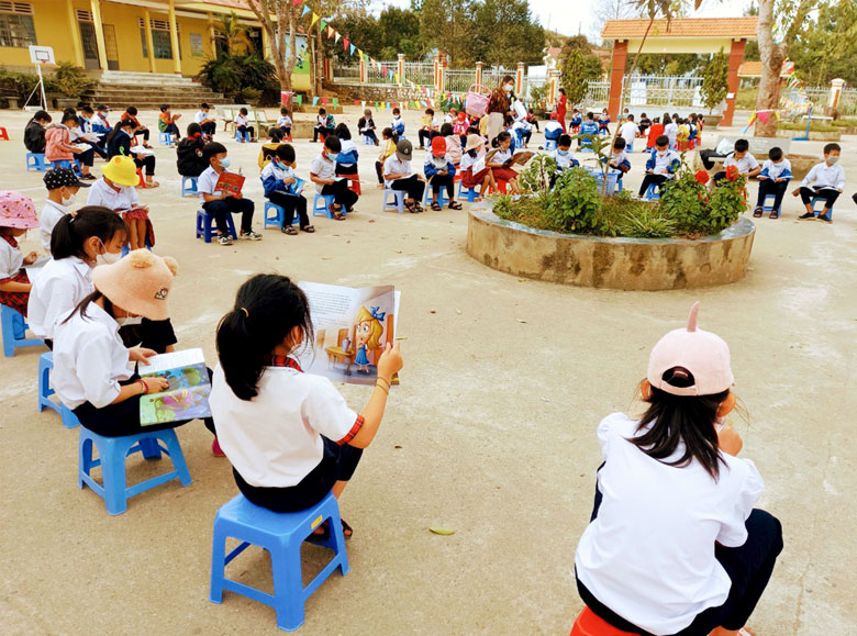 Ngày hội đọc sách và Văn hóa đọc của Trường Tiểu học Chu Văn An diễn ra ngày 17/12/2021