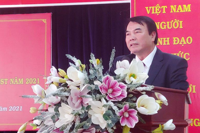 TS.Phạm S - Phó Chủ tịch UBND tỉnh Lâm Đồng biểu dương kết quả đạt được của ngành Khoa học và Công nghệ