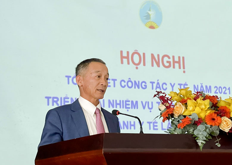 Chủ tịch UBND tỉnh Trần Văn Hiệp phát biểu chỉ đạo tại hội nghị