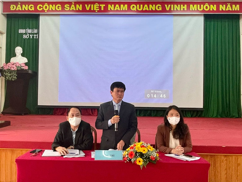 Ban Giám đốc Sở Y tế Lâm Đồng chủ trì hội nghị